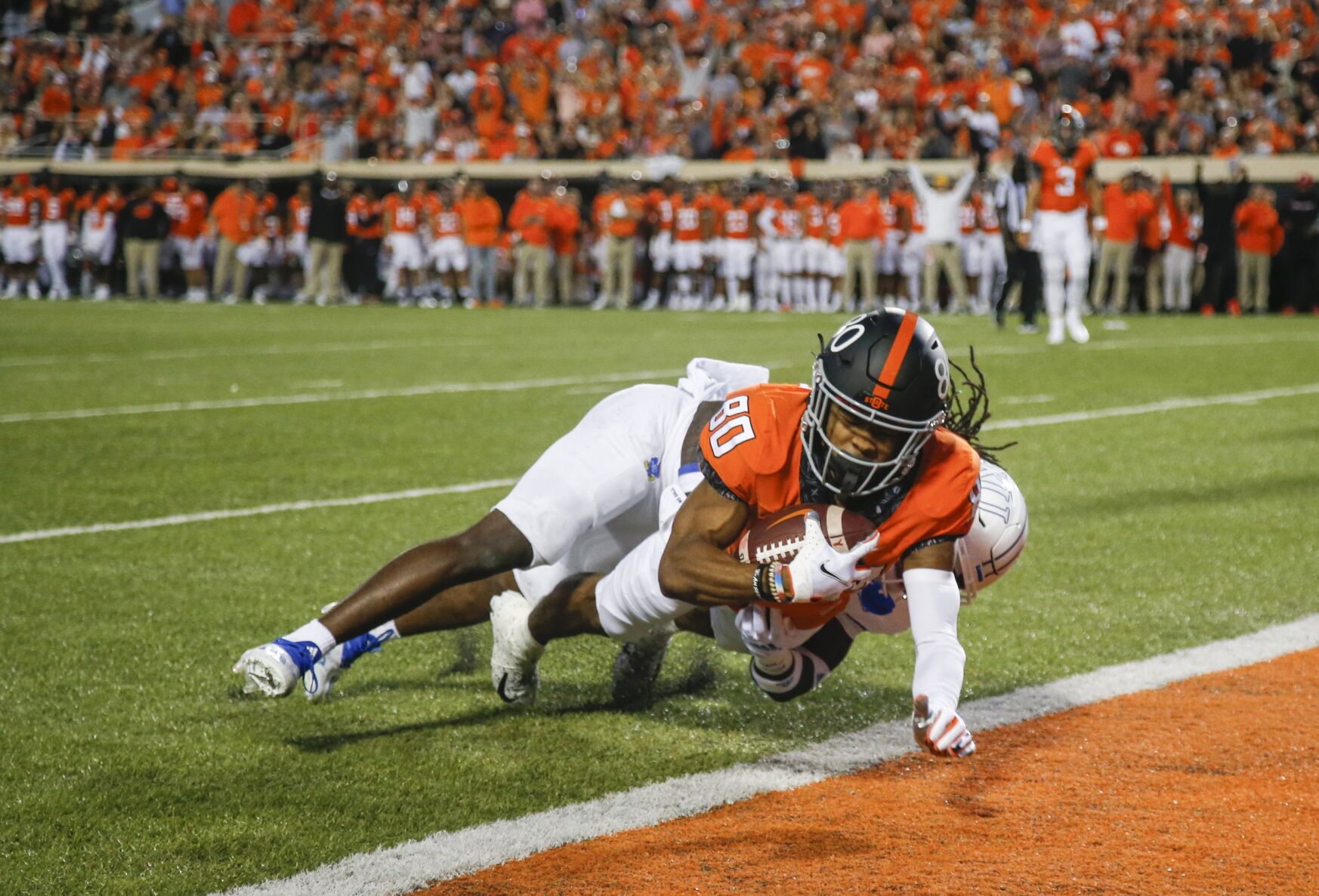 Oct. 30: OSU 55, Kansas 3